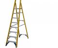 Werner Abru 717 Series Fibreglass Platform Stepladder Trade 4 Tread 7170418